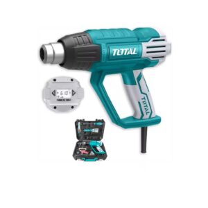 Pistola d/calor 2000W c/temp. reg. + accesorios TB20062