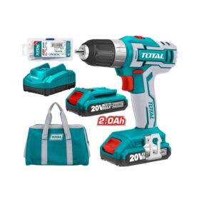 Taladro atornillador 20V 3/8" +maletin lona TDLI2002