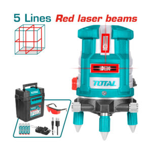 Nivel laser autonivelante 5 lineas l/roja 30m TLL306505