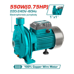 Bomba centrifuga p/agua 1" 0.75HP 100L/min TWP25506-5