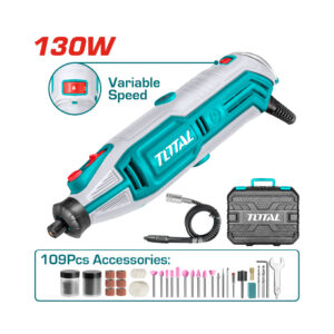 Esmeril recto mini 130W + 109 accesor TG513326