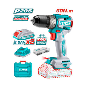 Taladro atornillador 20V 1/2" s/carbones TDLI20602