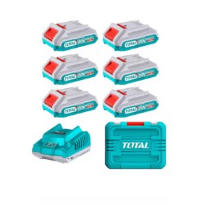 Bateria 20V 2A Li-I x 6pz+ 1 cargador TFBCLI20611