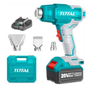 Pistola d/calor20V c/temp. reg. + accesorios TBLI20025