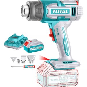 Pistola d/calor20V c/temp. reg. + accesorios TBLI20035