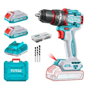 Taladro percutor 20V 1/2" s/carbones 76Nm TIDLI20768