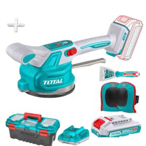 Ventosa vibrador 20V 60Kg 5-1/8" + accs + caja plast.